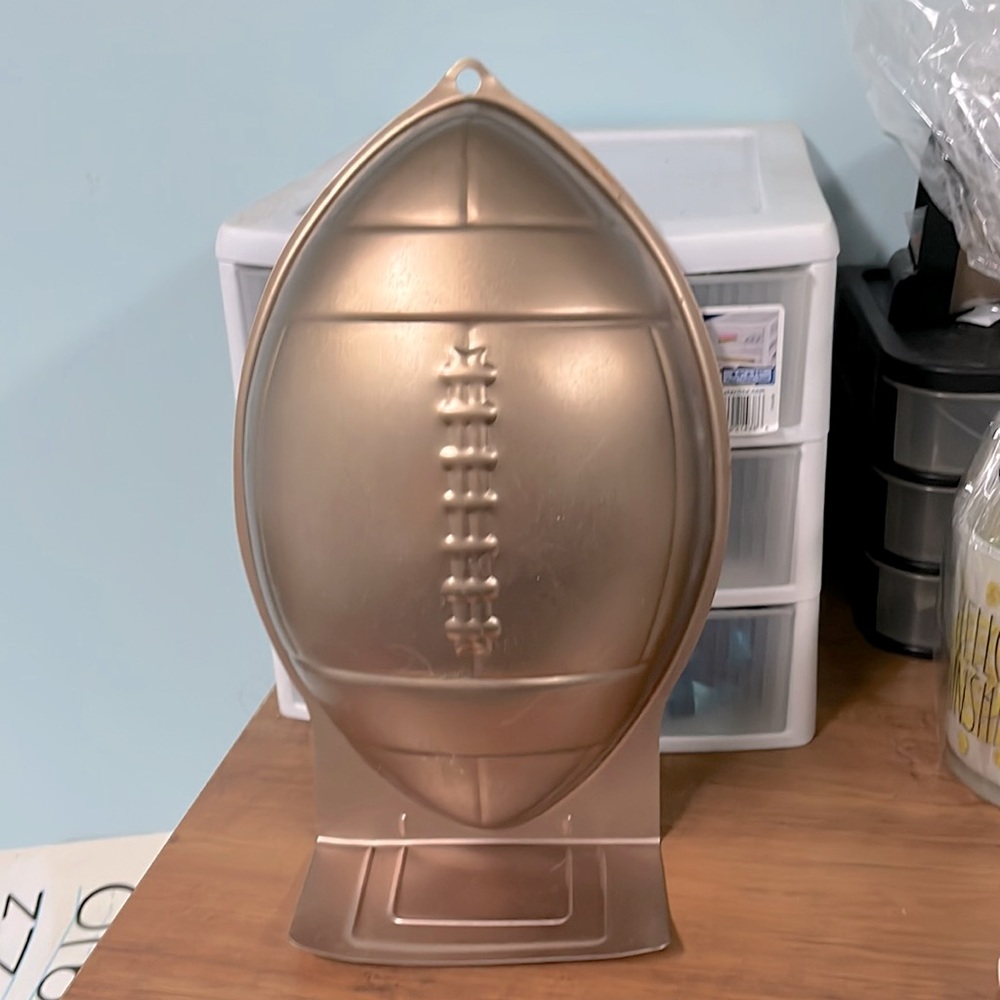 Football cake pan